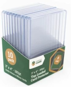 LPG Top Loaded Card Protector 3" x 4" 180pt (10pk)