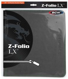 BCW Z Folio LX Album 12 Pocket Gray