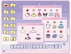 Sanrio - 8-bit Character Mouse Pad