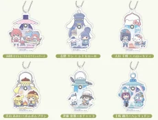 [CLEARANCE] Laid-Back Camp SEASON3 x Sanrio Characters: Swinging Acrylic Key Holder [BLIND]